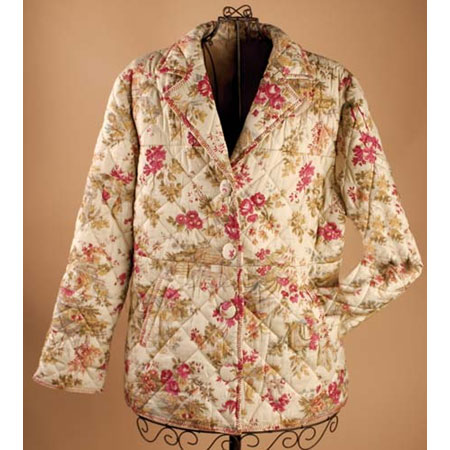Chin Toile Quilted Cotton Jacket S/M - Isabella's Journey
