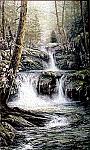 Blue Ridge Falls Tapestry Wall Hanging