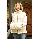 Faux Fur Vest Vanilla Bean L/XL Reversible