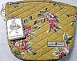Savannah Gold Lined Cosmetics Bag