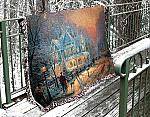 A Holiday Gathering Afghan Throw - Thomas Kincade