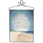 Footprints Tapestry Bannerette wire topper