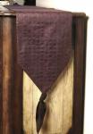 Brown Suede Table Runner