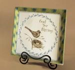 Songbirds Sentiment Platter - Cindy Shamp