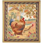 Les Poulets Rooster Grande Tapestry
