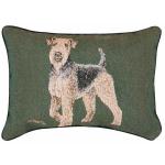 Airedale Tapestry Pillow - Picken Pedigree