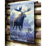 Northwoods Moose Tapestry Wall Hanging