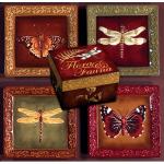 Flora and Fauna Mini Plates set of 4
