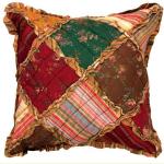 Prairie Dark Quilted Cotton Pillow