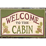 Deer Creek Welcome to the Cabin Sign