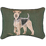 Airedale Tapestry Pillow - Picken Pedigree